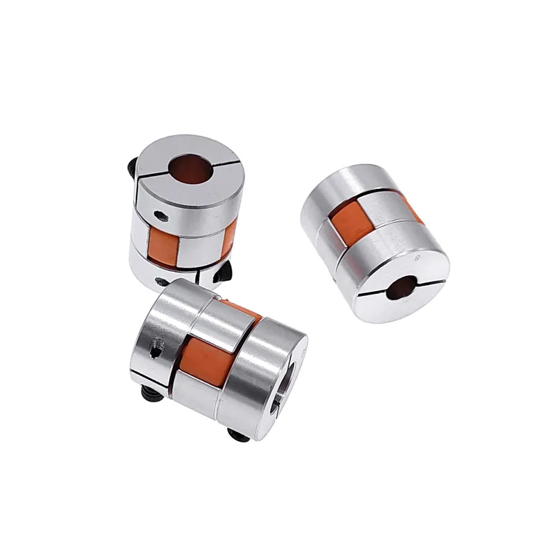 Shaft Coupler D25L30 6.35/8/9.5/10/12mm stepper motor Flexible Jaw Spider Plum