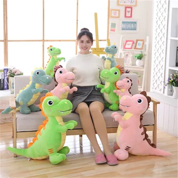 

New style plush toy dinosaur colorful dinosaur pillow doll plush stuffed animal doll furniture decoration children's playmate