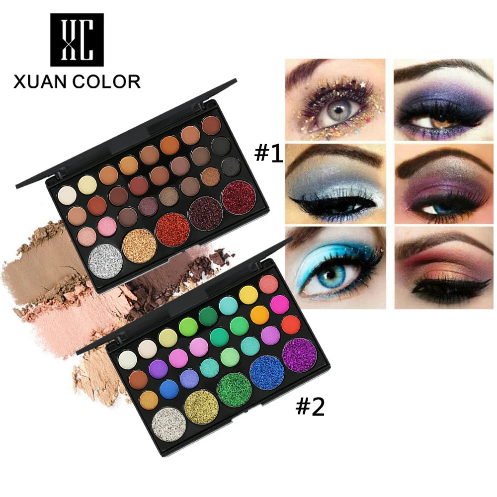 Cosmetics Makeup custom packaging eyeshadow palette private label Matte shimmer eyeshadow 29 color eyeshadow palette