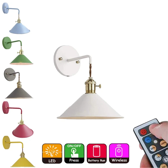 Battery Powered Wireless LED Pendant Light With Remote Control