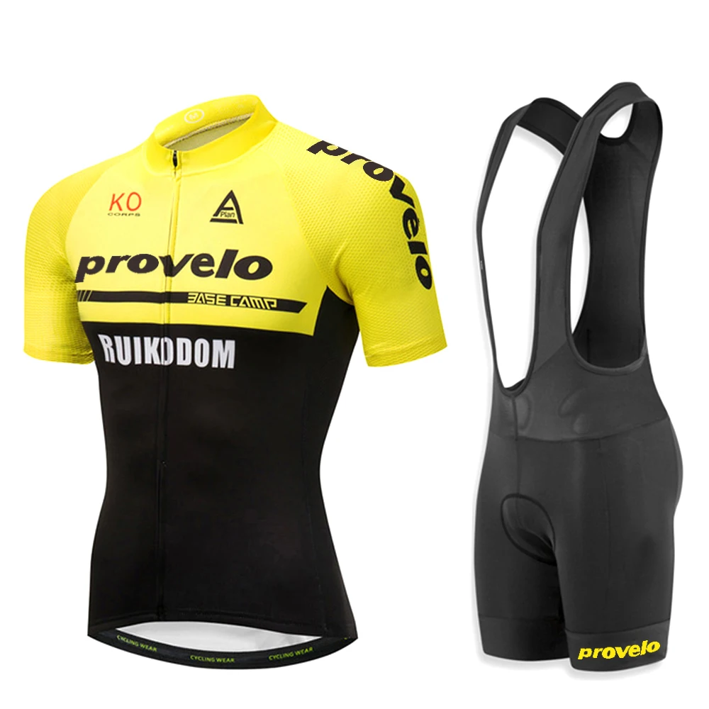 

Pro Team Cycling Jersey Sets Breathable Mesh Fabric Jerseys 9D Gel Silicon Pad Elastic Shorts MTB Bike Cycling Clothing