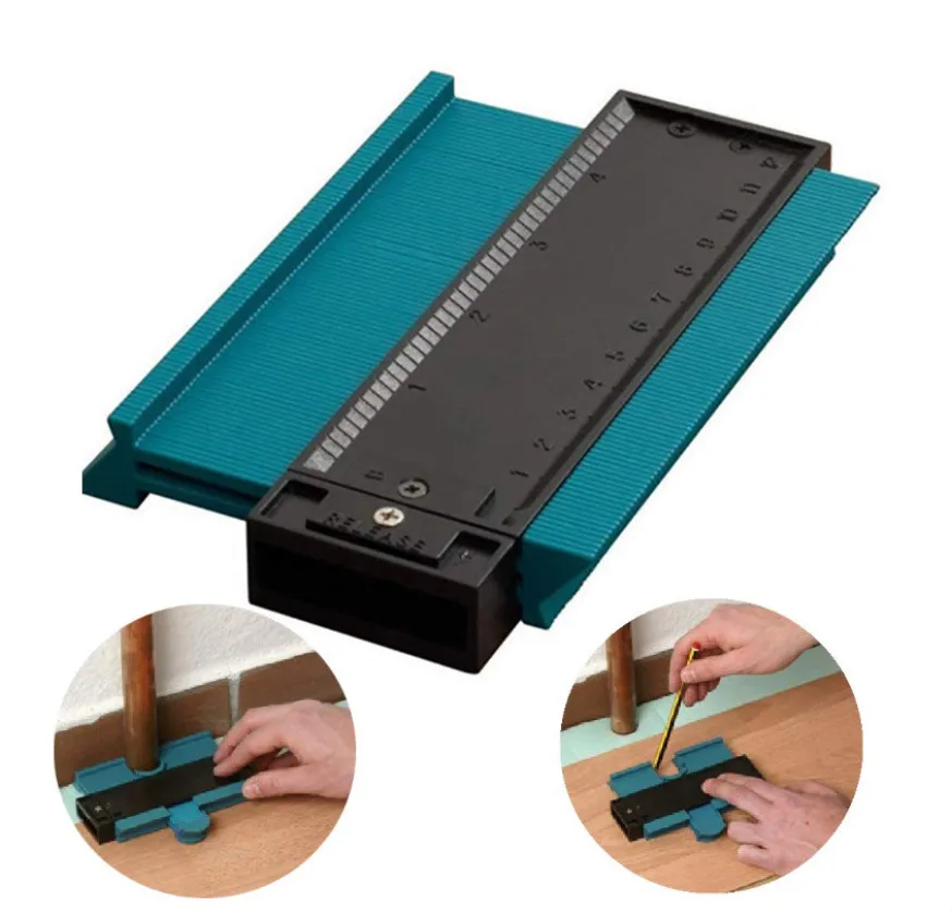 

Plastic Gauge Contour Profile Copy Gauge Duplicator Standard 5 Width Wood Marking Tool Tiling Laminate Tiles General Tools Tape