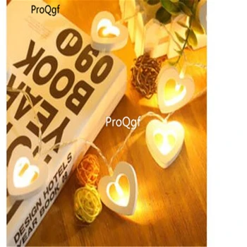 

Prodgf 1Pcs A Set heart shape dujiaoshou holiday light