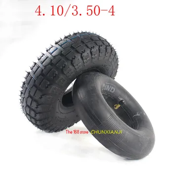 

High Quality 4.10/3.50-4 Inner and Outer Tire for Electric Scooter Tire Trolley Tyre 410/350-4 Tire