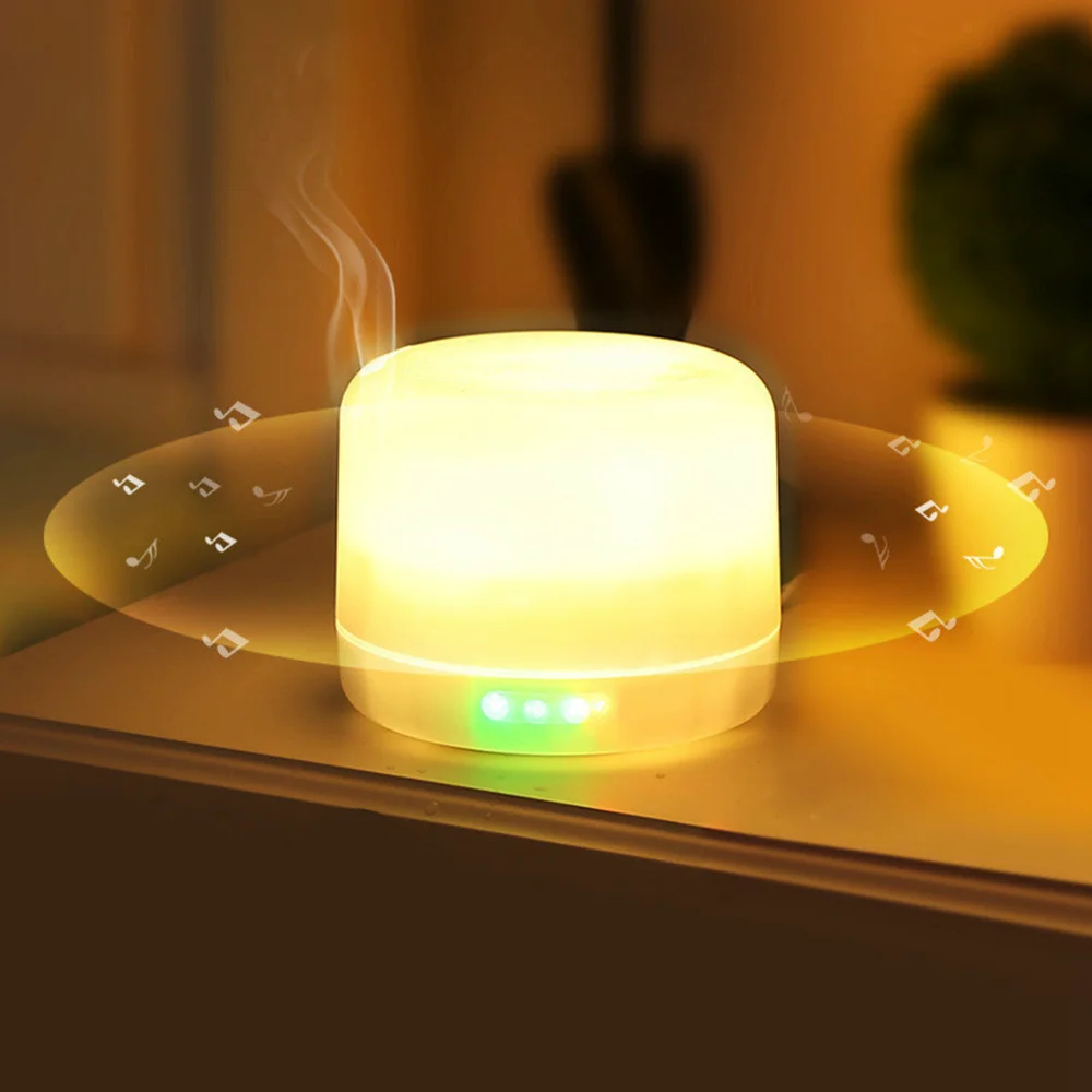 Ночсветильник ароматическая лампа беспроводной bluetooth динамик миниатюрный