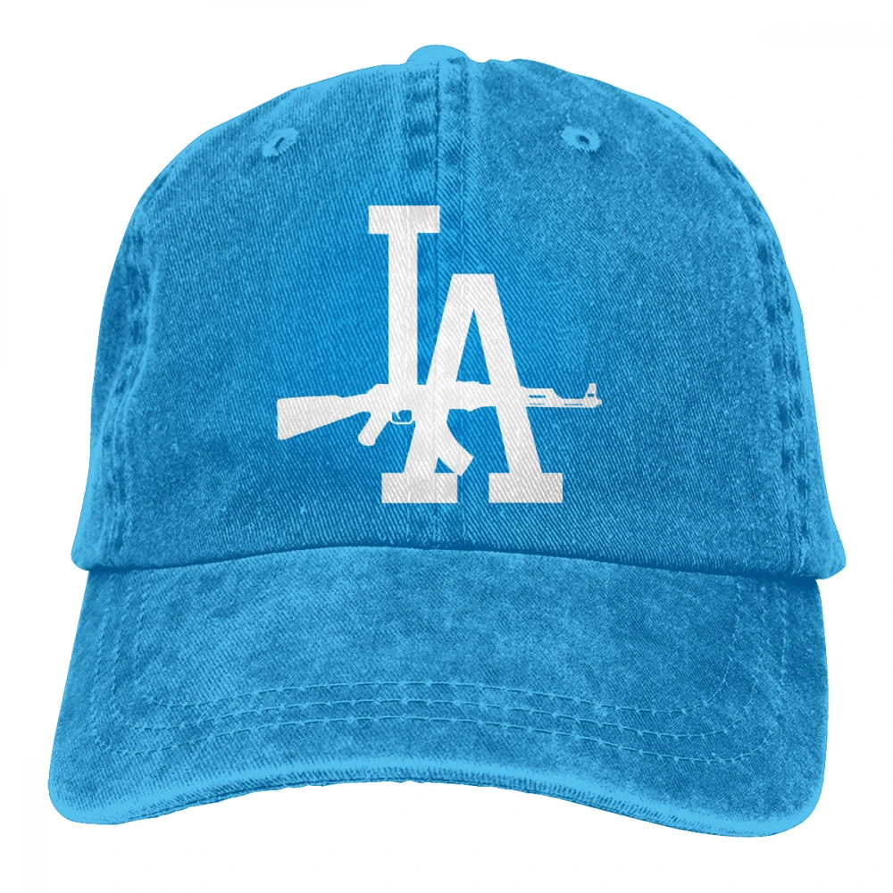 Los Angeles LA AK 47 Casquette черные унисекс Мужские Женские джинсовые бейсболка с ремешком
