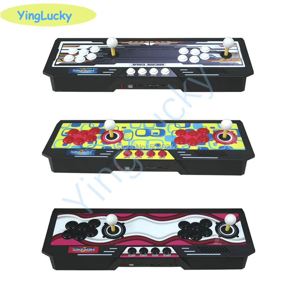 US $213.40 NEW Pandora Box 3D Arcade 4018 in 1 Wifi Version No Delay Joystick Light Buttons PCB Controller Retro Arcade Console