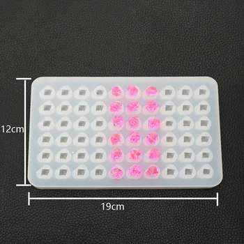 

60 Grids Ice Cube Ice Cream Mould Tray Silicone Mold UV Resin Epoxy Molds Crafts DIY Jewelry Making Tools