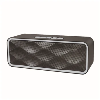 

Original SC211 Wireless Bluetooth Speaker Portable Handsfree Stereo Speaker Support FM Radio and TF Card Slot
