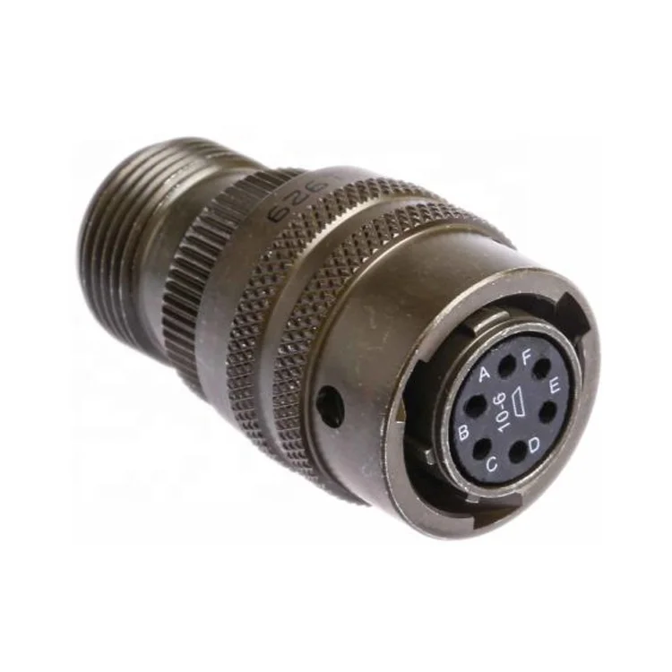 Pt 6 Way Cable Mount Mil Spec Circular Connector Plug Shell Size 