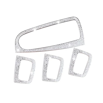 

Car Bling Window Lift Control Button Decorative Cover 3d Decal Cover for Mercedes-benz C-class Glc 2015-