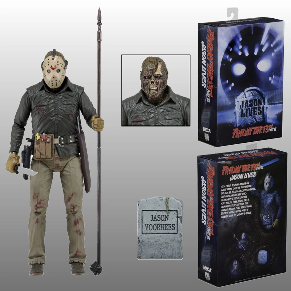 NECA Original Friday The 13TH Part 6 VI 30th anniversary Jason Lives Voorhees Ultimate Action Figure Toy Doll | Игрушки и хобби