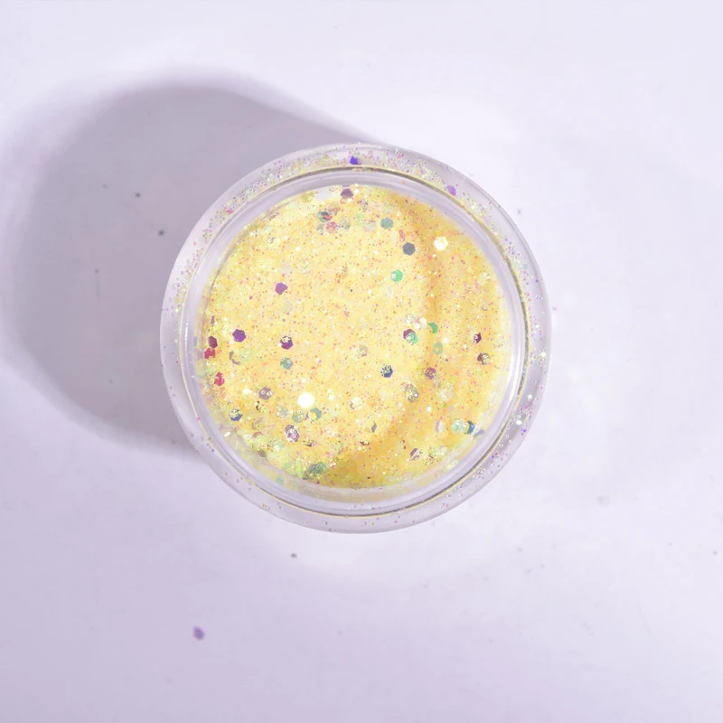 1Jar 10 мл массивный блеск для ногтей блестки порошок 3D смешанный блестящий порошок блестки порошок для гелевого дизайна ногтей украшения MA15