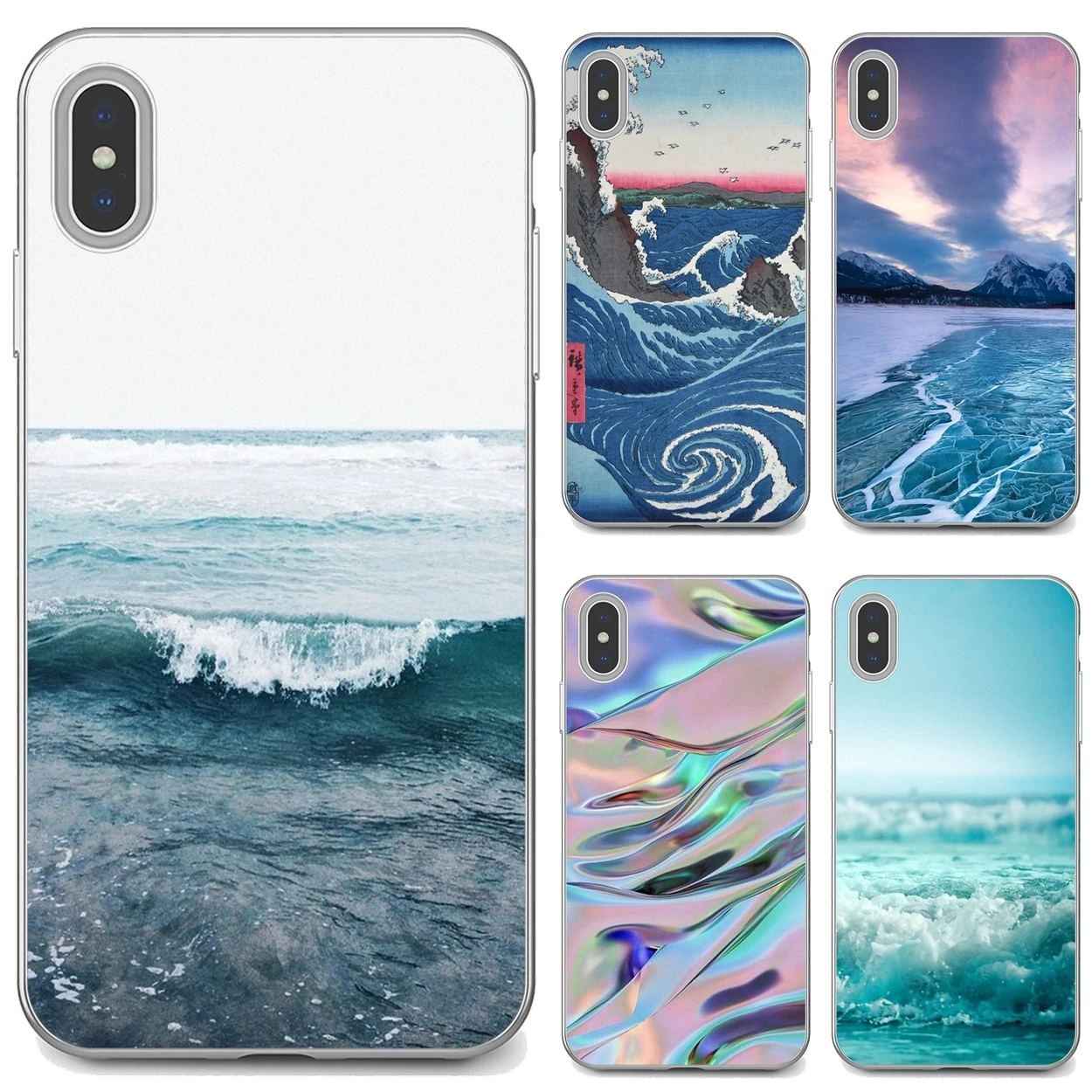 Мягкий чехол с волнами и океаном для Huawei P30 P40 P20 P7 P8 P9 P10 Lite Plus Pro 2015 2016 2017 Mini |