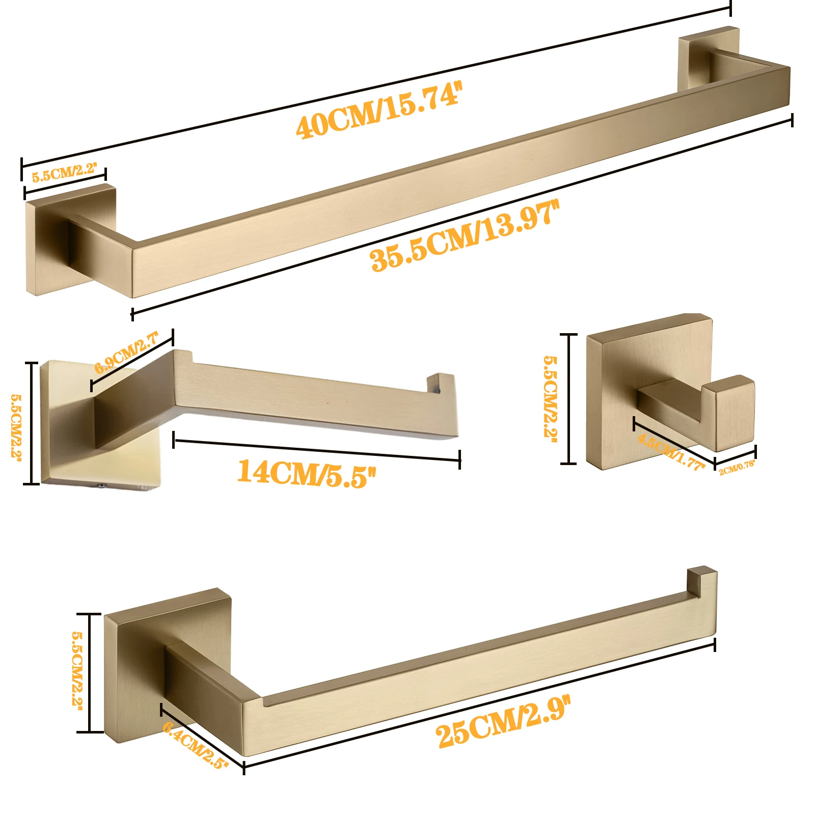 Bathroom Hardware Set 6