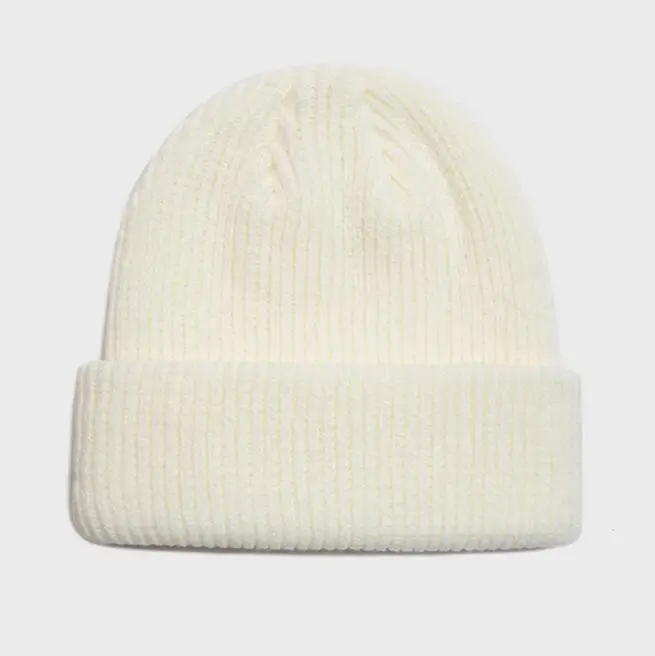Однотонные женские и мужские шапки бини, зимние мужские и женские шапки с манжетами, мягкие однотонные шапки skullies В Стиле Хип-хоп, унисекс, теплые трикотажные шапки 10 цветов красного цвета