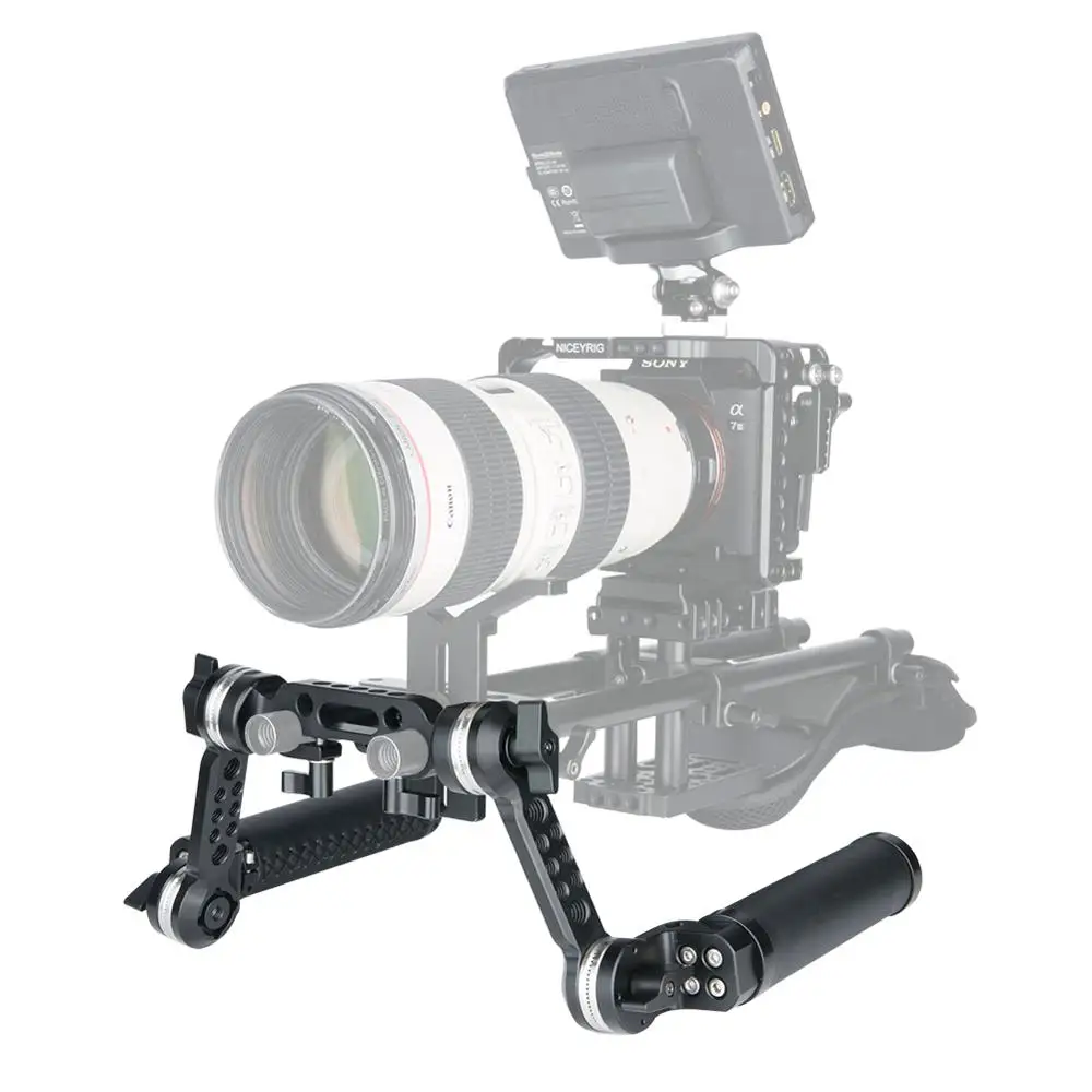 Наплечное крепление NICEYRIG 15 мм удлинитель ARRI Rossette рукоятка плечо Поддержка DSLR