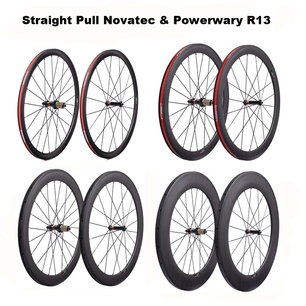 700C Carbon Wheels 38/50/60/88mm Road Carbon Wheelset Clincher Bicycle Wheels 