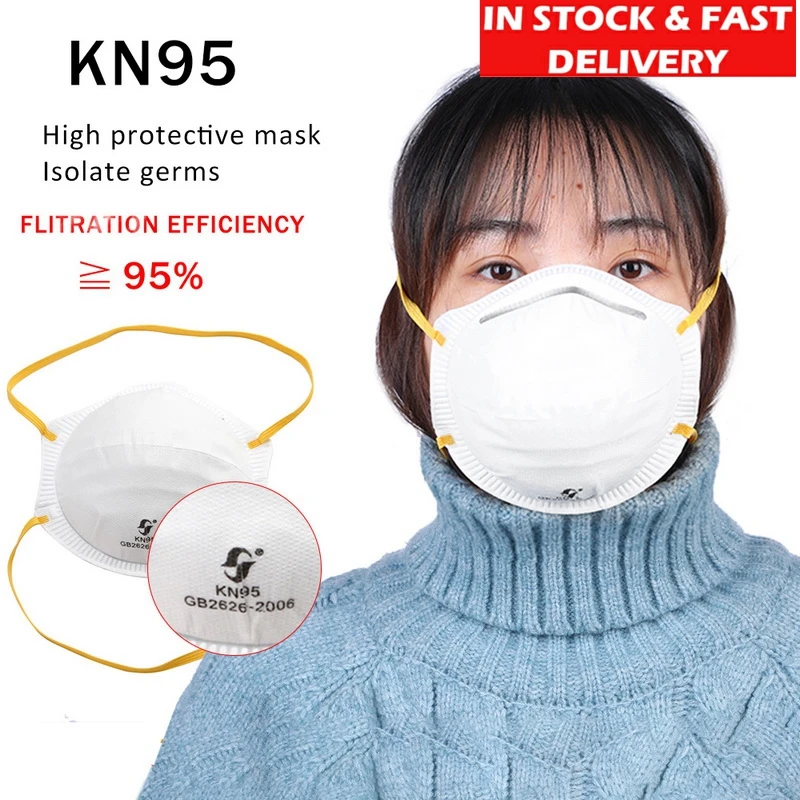 

KN95 Dust Mask Antivirus Flu Anti Infection Particulate Respirator Virus Anti-fog PM2.5 Protective Mask Safety Masks In Stock