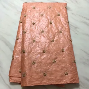 

New embroidery lace bazin riche getzner 2020 african bazin lace fabric bazin brode getzner with 5 yards tulle lace for women