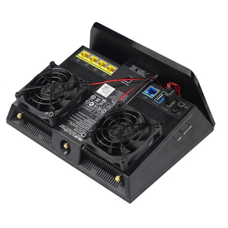 1 세트 냉각 팬 USB 팬 쿨러 A-SUS/AC86U/AC87U/R8000 라우터 H8WA 용 RT-AC68U