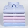 Men's Classic Non Iron Short Sleeve Dress Shirt Single Patch Pocket Wrinkle Resistant-Easy Care Regular-fit Formal Cotton Shirts 6