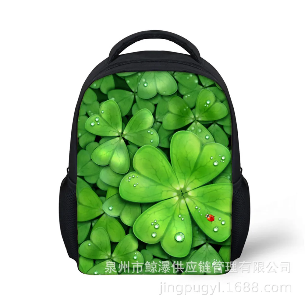 

Japanese Banana Leaf Cactus Lawn Jungle Cute Pattern Backpack Schoolbag for Elementary School Students