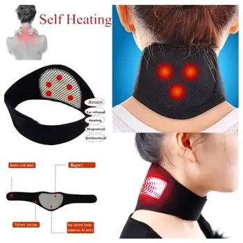 

massage neck belt self-heating lining magnetotherapy Wrapping paper Protective neck strip Support massage belt for healthcare