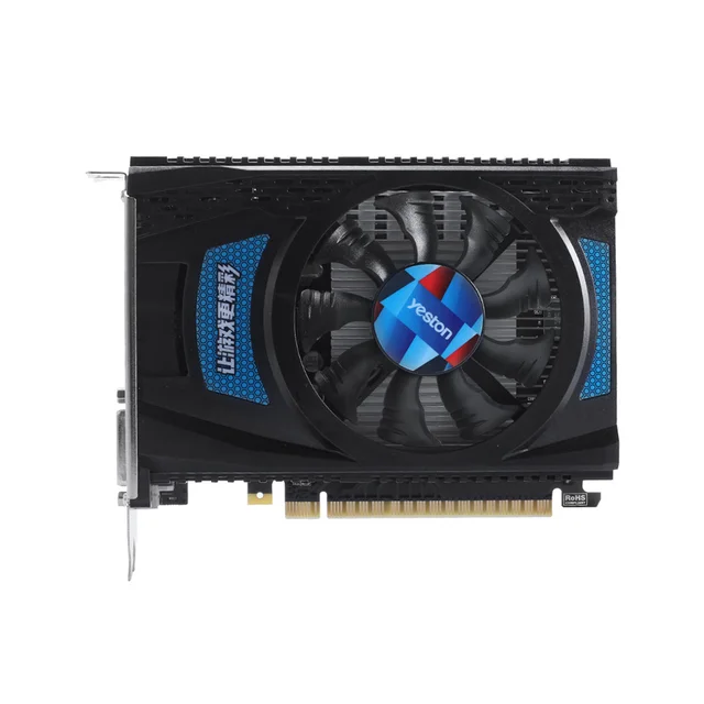 $US $77.30  Yeston RX 550 RX550 4G D5 Graphics Cards Radeon Chill 4GB Memory GDDR5 128Bit 6000MHz DP1.4HDR+HDMI