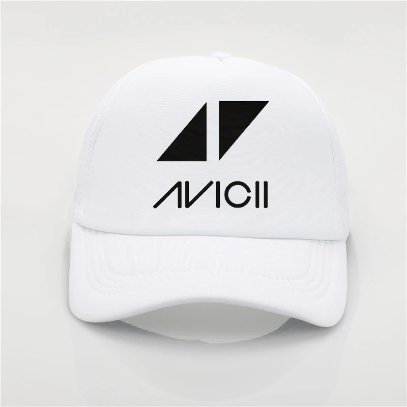 Модная бейсболка avicii band с принтом, шапка с сеткой, мужская и мужская летняя трендовая Кепка, новая молодежная Джокер, Солнцезащитная шляпа, пляжный козырек - Цвет: Красный