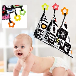 Waterproof Kid Towel Baby Boys Girls Soothe Appease Towel Cartoon Print Infant Sleep Toy Baby Comforter Bedtime Cuddle Toy Gift