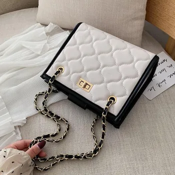 

2020 Female Chain Shoulder Bag Handbag Bolsas Feminina Luxury Handbags Women Crossbody Bags Designer Leather Fashion Sac A Main