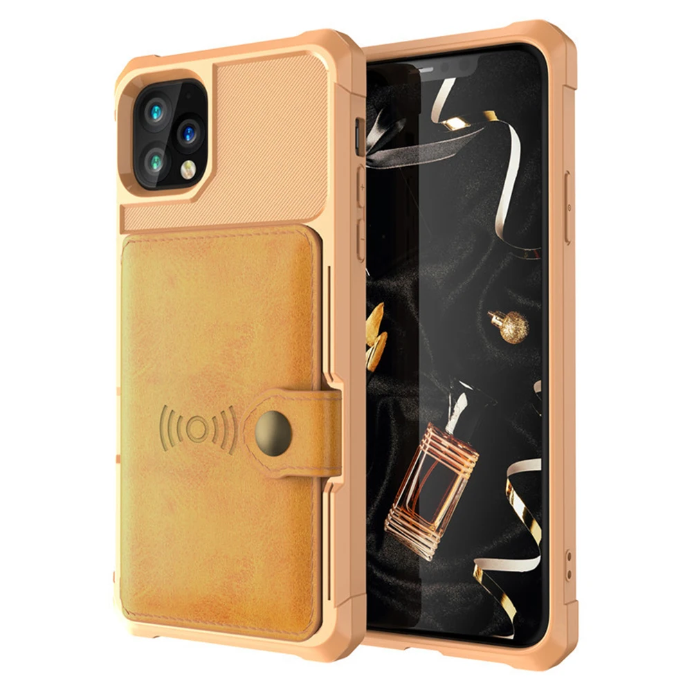 Brown Чехол для телефона для samsung S9/10 анти-осень Фолио Флип Чехол-бумажник для сотового телефона с подставкой Магнитный автомобильный держатель крышка чехол - Цвет: Brown