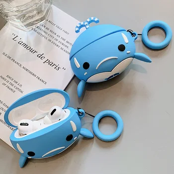 

Earphone Case for Air Pods AirPods Pro Cases Cute Soft Silicone Cover for Apple Air Pods 1 2 3 TWS Casing Bluetooth Charging Box