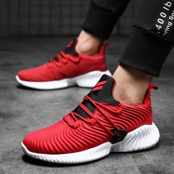 

2019 Outdoor Jogging Men Sports Shoes Hot Sale Running Shoes For Men Mesh Breathable Luxury Men Flats Shoes Comfortable Soft