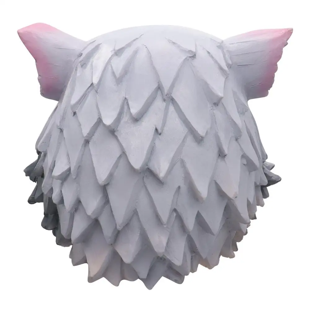 Demon Slayer Kimetsu no Yaiba Mask Cosplay Costume Hashibira Inosuke Halloween Latex Masks Wild Boar Prop