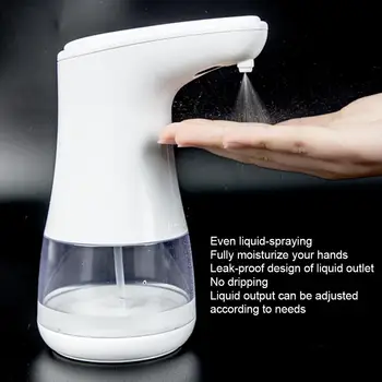 

350mL Automatic Sensor Foaming Soap Dispenser Touchless Auto Hand Hand Washer Soap Dispensers For Bathroom/Kitchen