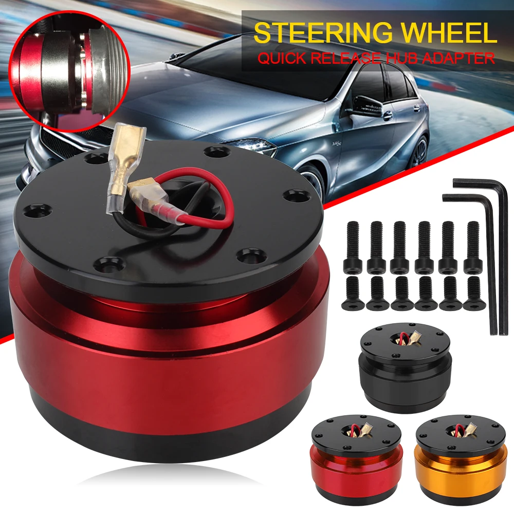 Universal Car Accessories Hub Adapter Boss Kit Steering Wheel Snap Off