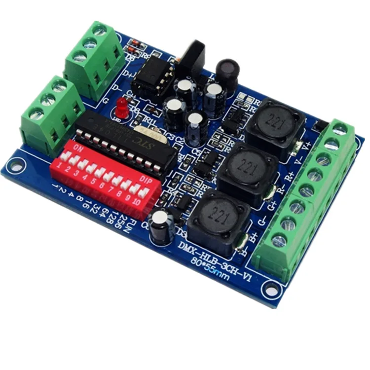 

DMX512 Decoder 3 Channel DMX512 Drive Controller Lamp Controller
