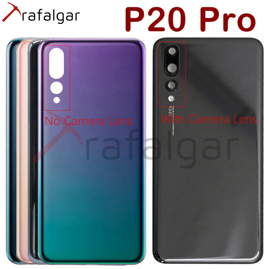 Задняя крышка Trafalgar для Huawei P20 Pro Крышка батарейного отсека стеклянная панель