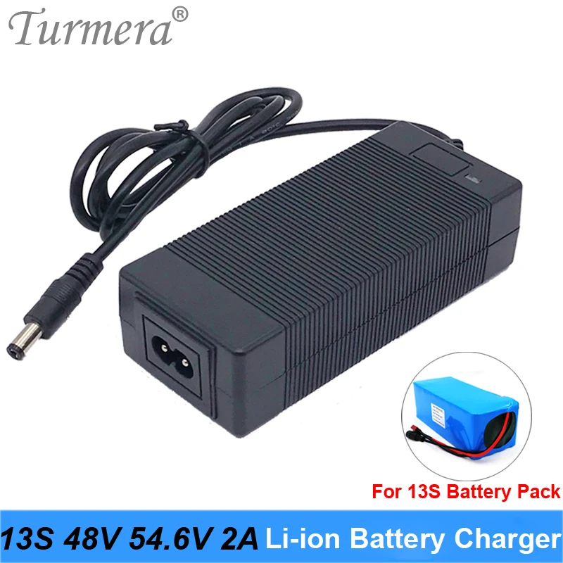 48V 54.6V 2A Lithium Battery Charger For 13S 48V Li-ion Battery electric bike lithium battery Charger High quality Strong heat dissipation 01