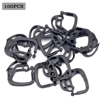 

100PCS Shade Net Hook Durable Movable Landscape Fixed Clips Holder For Outdoor Greenhouses Shading High Quality Quick Delivery