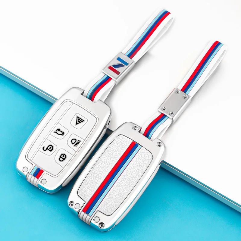 Coperture del supporto della copertura della cassa chiave a distanza dell'automobile in lega di zinco per Land Rover Range Rover Sport Evoque Freelander per Jaguar XF XJ XE XJL XF 13 Coperture del supporto della copertura della cassa chiave a distanza dell'automobile in lega di zinco per Land Rover Range Rover Sport Evoque Freelander per Jaguar XF XJ XE XJL XF - Ha8bceeddf3a84937b1a73fac78fec414e