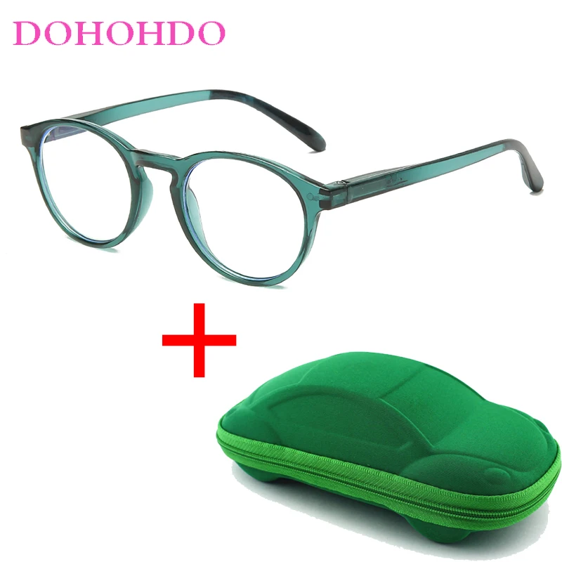 DOHOHDO Kids Round blue light blocking glasses optical glasses frame Anti Blue Light Eyeglasses For Boy Girl Computer Children Spectacles Anti-UV Oculos Infantil