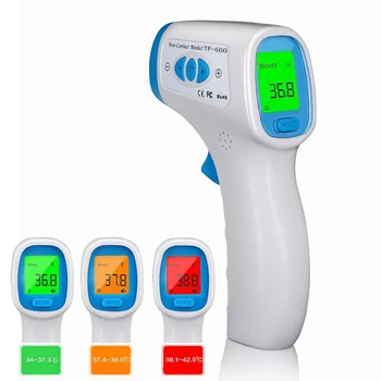 

Portable LCD Non Contact Forehead Thermometer Temperature Measurement Body Temperature Fever Digital Measure Tool for Baby Adult