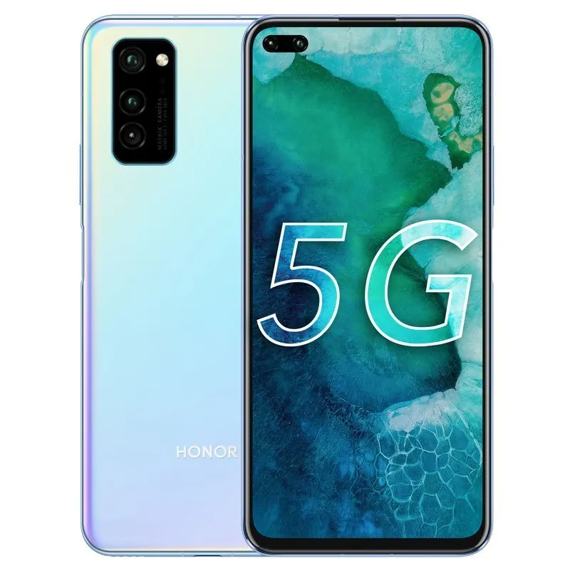 Honor V30 Pro, 8 ГБ, 128 ГБ, мобильные телефоны, 5G, мобильный телефон Kirin 990, 5G, SoC cpu, 40 МП, тройная задняя камера SuperCharge, 4100 мАч, NFC