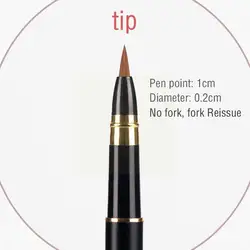 Portable Paint Watercolor Brush Pen Soft Art Drawing Case Lower Portable No Penstyle Automatic Fork Brush Calligraphy Lint V3W2