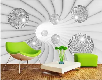 

Milofei manufacturers custom 3D space art ball background wallpaper mural