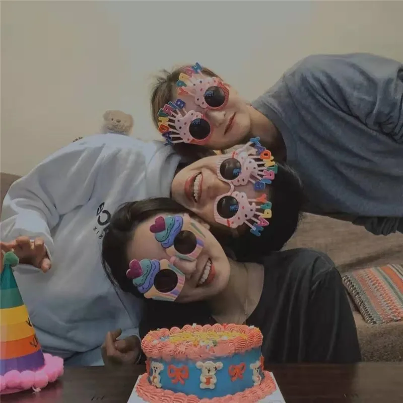 Cakelove 1 шт. торт Топпер женщины мужчины дети счастливые очки на день рождения торт свеча солнцезащитные очки забавные игрушки для вечеринки в честь Дня рождения сувениры