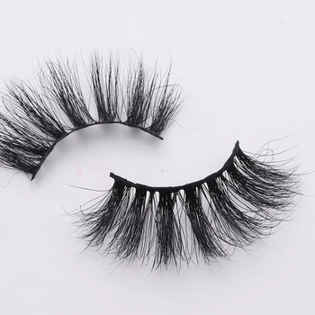 

Wholesale Faux Mink Eyelashes Natural Long Dramatic 3D Faux Mink Lashes Handmade Bulk Lashes Makeup False Eyelashes